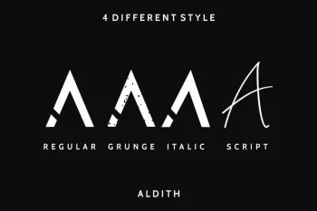 ALDITH Handwritten Font Duo