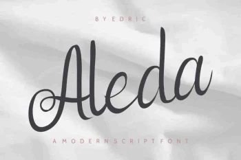 Aleda Script Handwritten Font