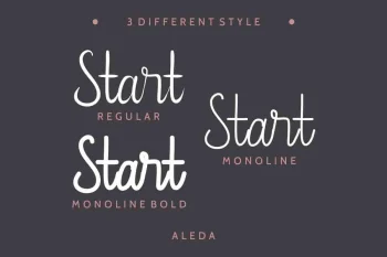Aleda Script Handwritten Font