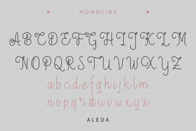 Aleda Script Handwritten Font