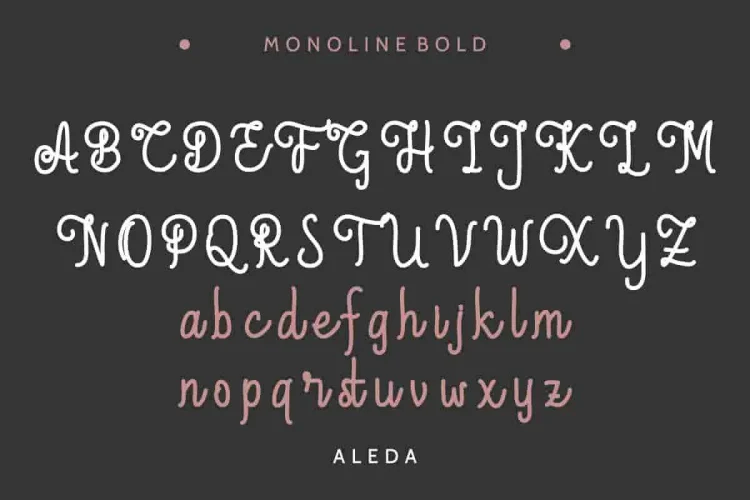 Aleda Script Handwritten Font