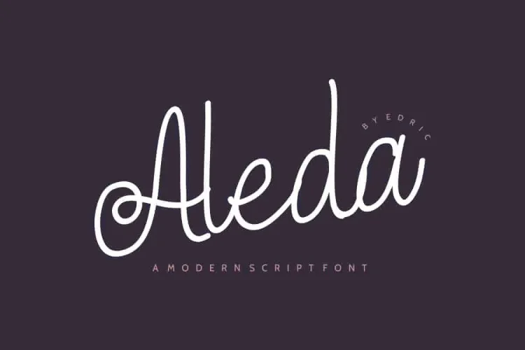 Aleda Script Handwritten Font