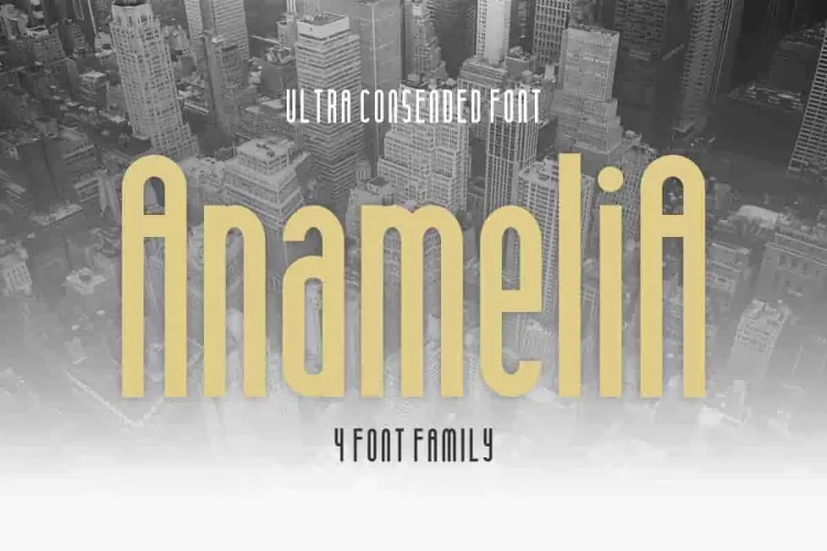 Anamelia Sans Serif Display Font