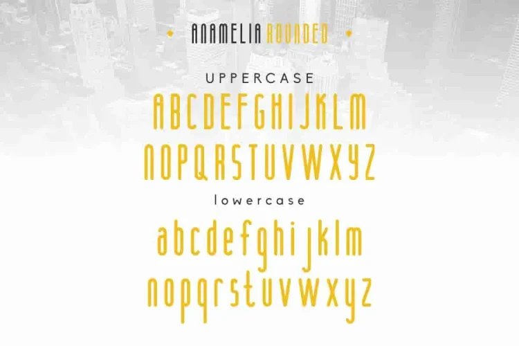 Anamelia Sans Serif Display Font