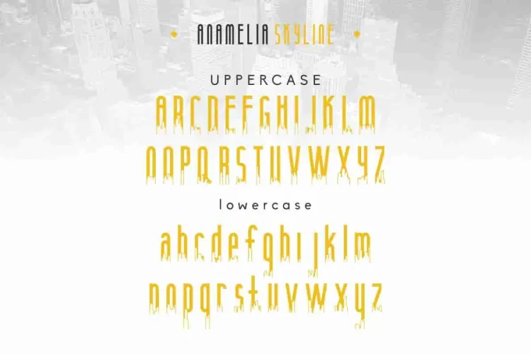 Anamelia Sans Serif Display Font