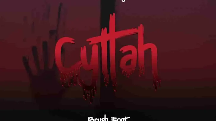 Cover Cyttah Graffiti Brush Font
