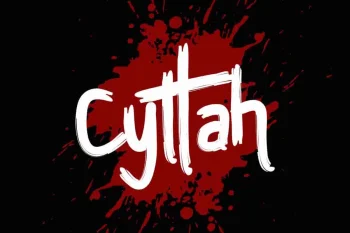 Cyttah Graffiti Brush Font