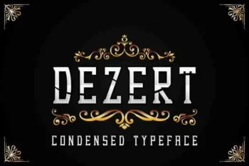 Dezert - Serif Blackletter Font