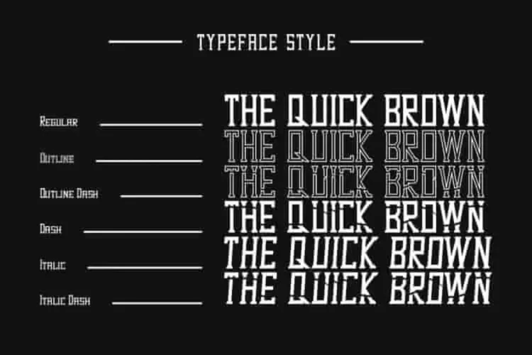 Dezert - Serif Blackletter Font