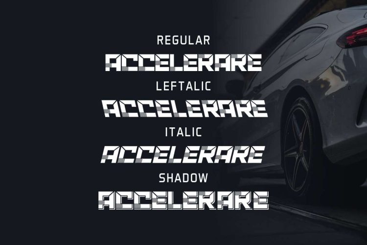 Accelerare Font Racing Speed - Image 7