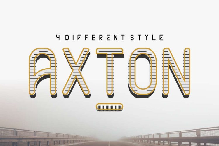 AXTON Sans Serif Fonts - Image 2