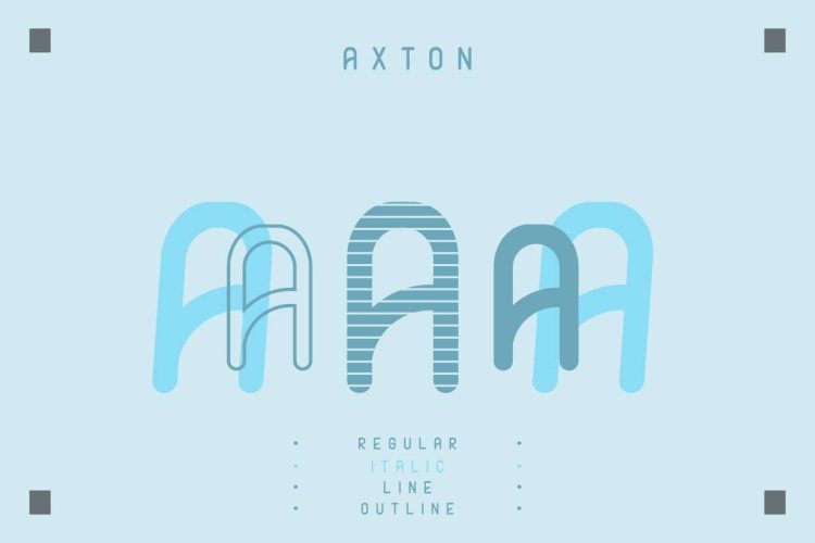 AXTON Sans Serif Fonts - Image 7