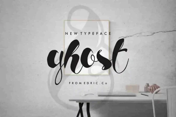 Ghost Script Calligraphy Font