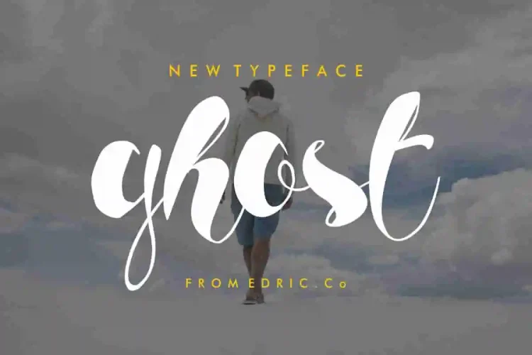 Ghost Script Calligraphy Font