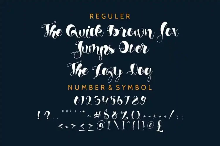 Ghost Script Calligraphy Font