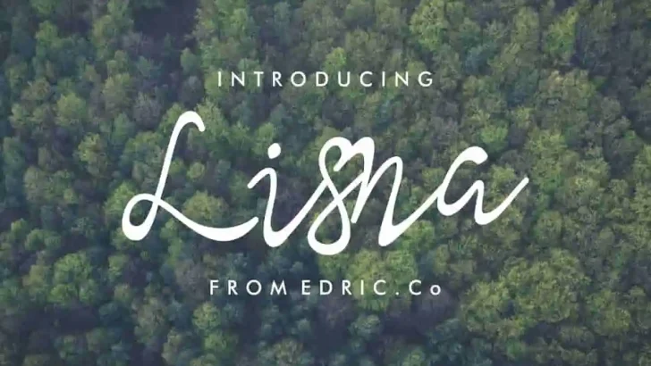 Lisna Script Calligraphy Font