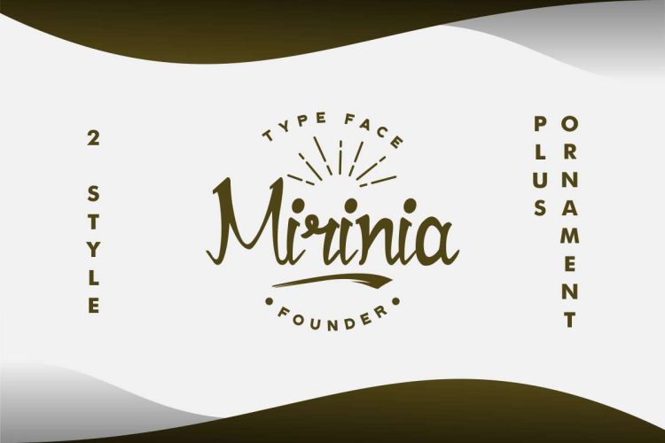 Mirinia Handwritten Lettering Font - Image 2