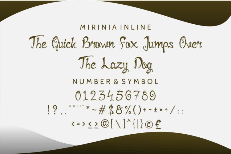 Mirinia Handwritten Lettering Font - Image 3