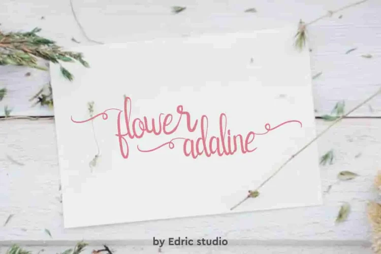 FlowerAdaline Script Font