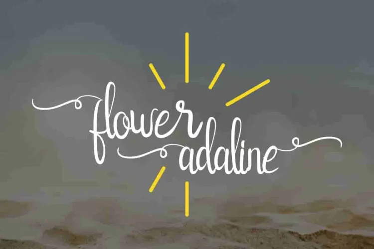 FlowerAdaline Script Font