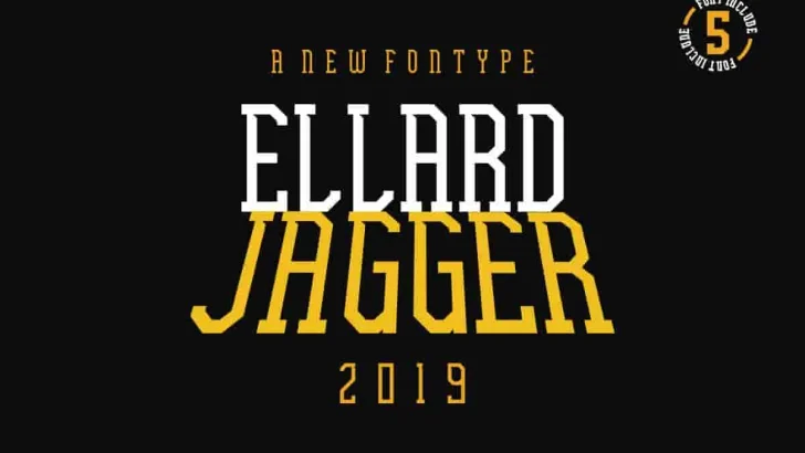 EllardJagger Serif Fonts