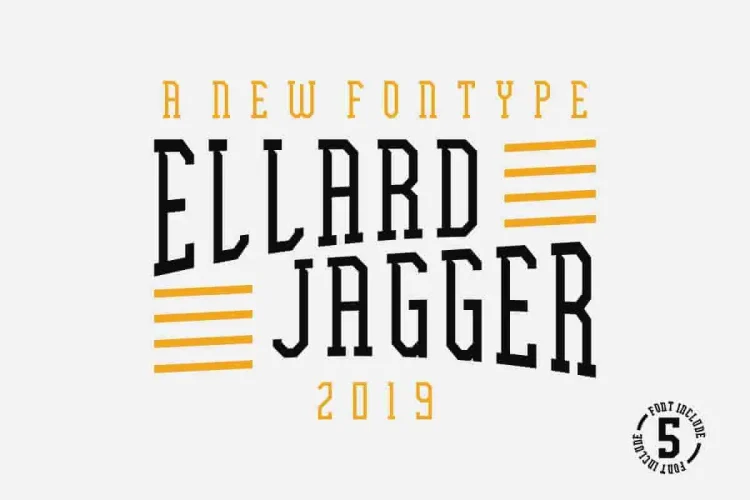 EllardJagger Serif Fonts