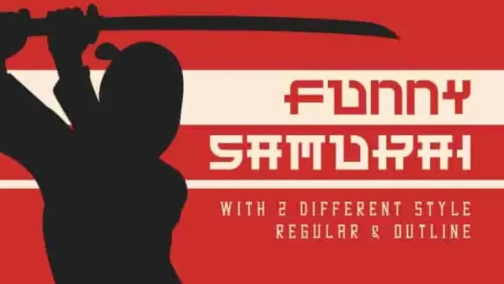 FunnySamurai Sans Serif Font