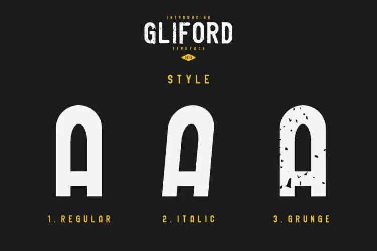 GLIFORD Font