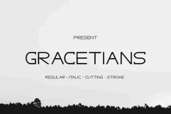 GRACETIANS Sans Serif Display Font
