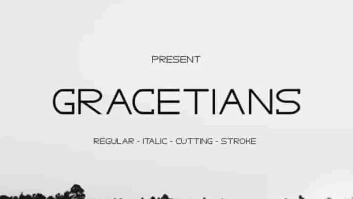 GRACETIANS Sans Serif Display Font