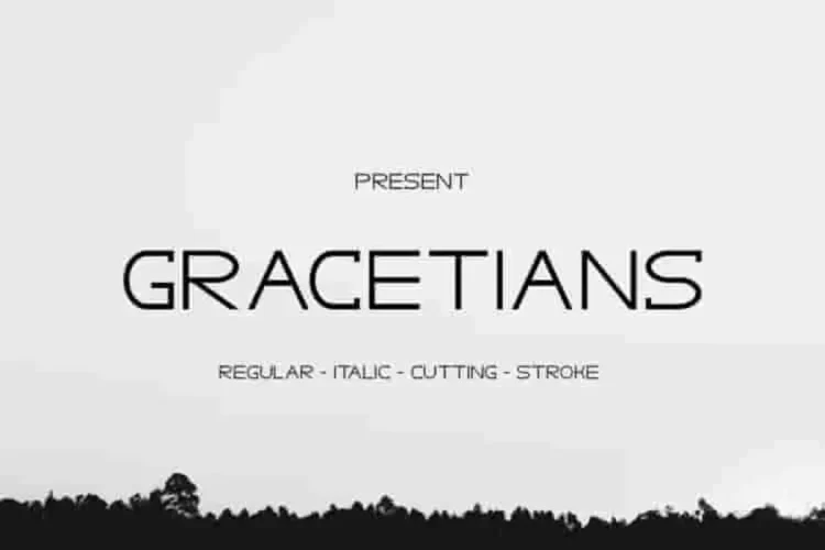 GRACETIANS Sans Serif Display Font