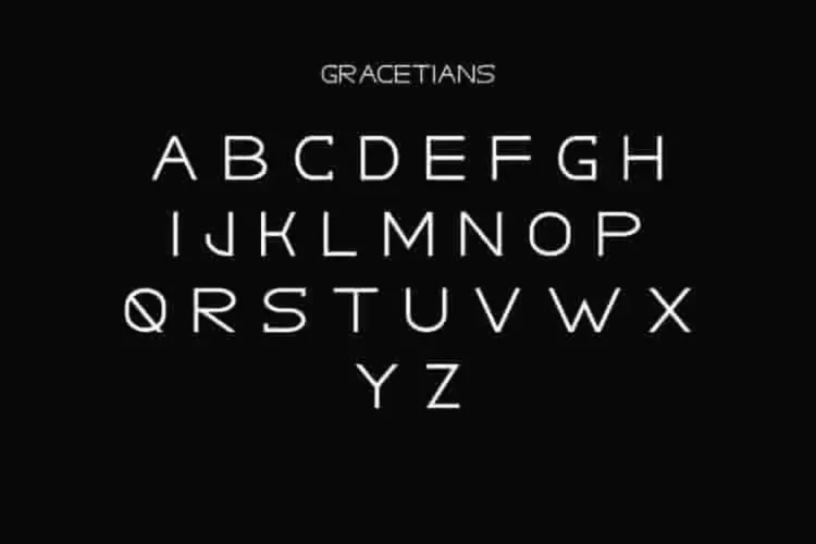 GRACETIANS Sans Serif Display Font