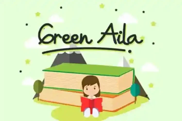 Green Aila Handwriting Font