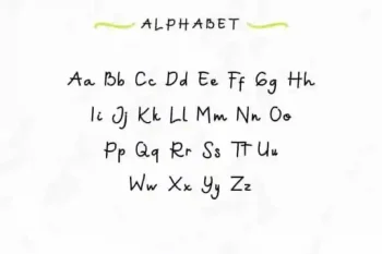 Green Aila Handwriting Font