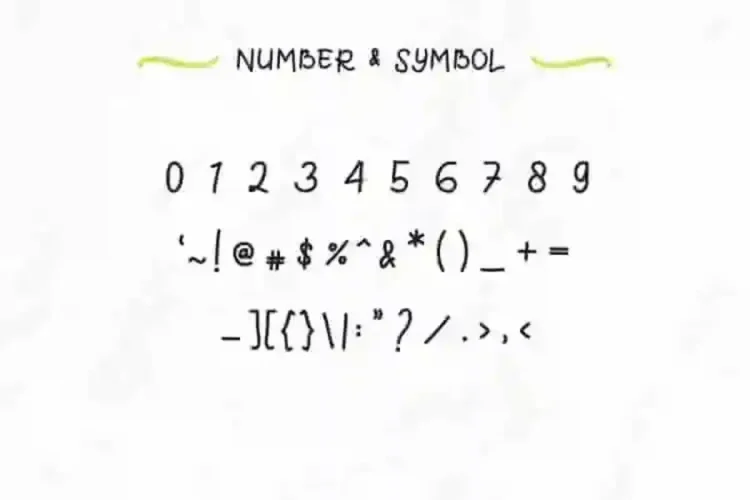 Green Aila Handwriting Font