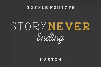Haston Classic Vintage Font Duo