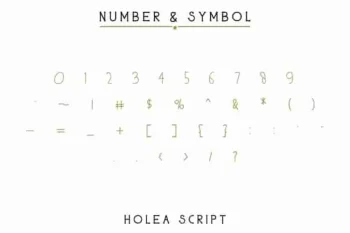 Holea Sans Script Fonts Duo