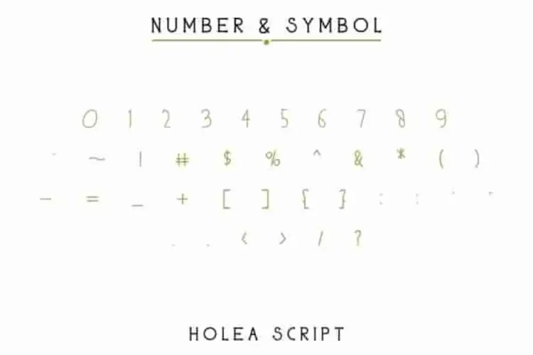 Holea Sans Script Fonts Duo