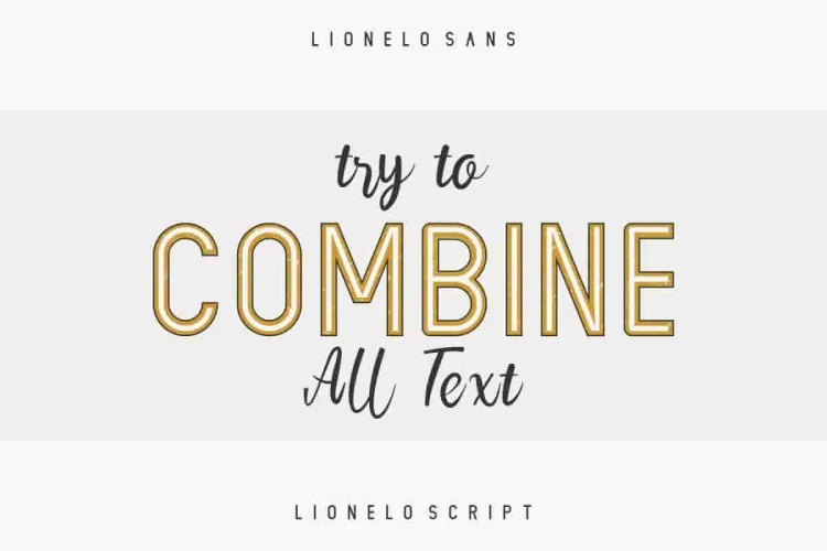 LIONELLO Special Vintage Sans Serif Font