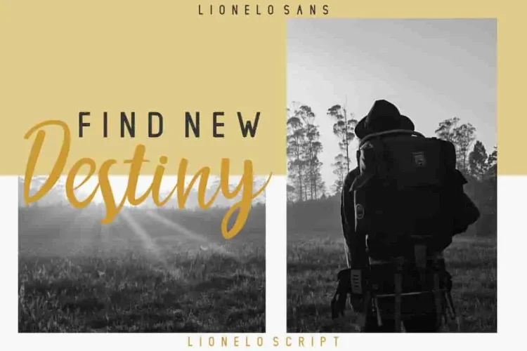 LIONELLO Special Vintage Sans Serif Font
