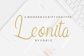 Leonita Calligraphy Font By Edric