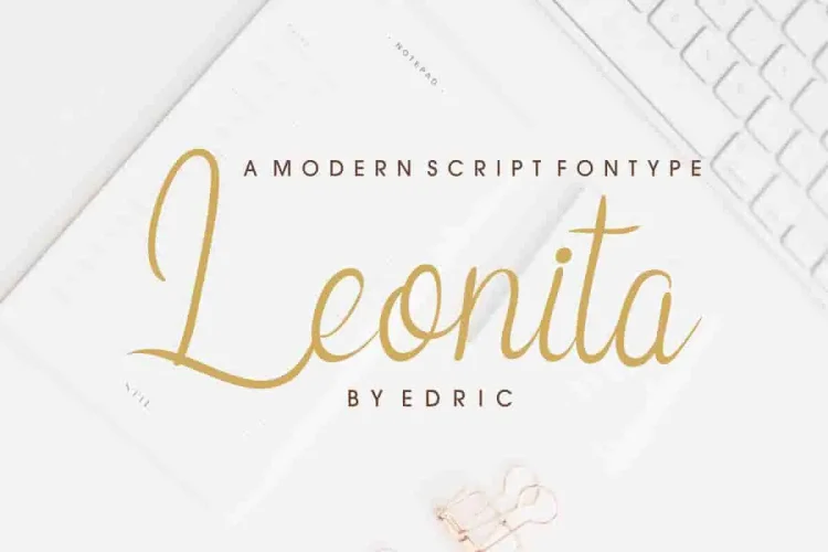 Leonita Calligraphy Font By Edric