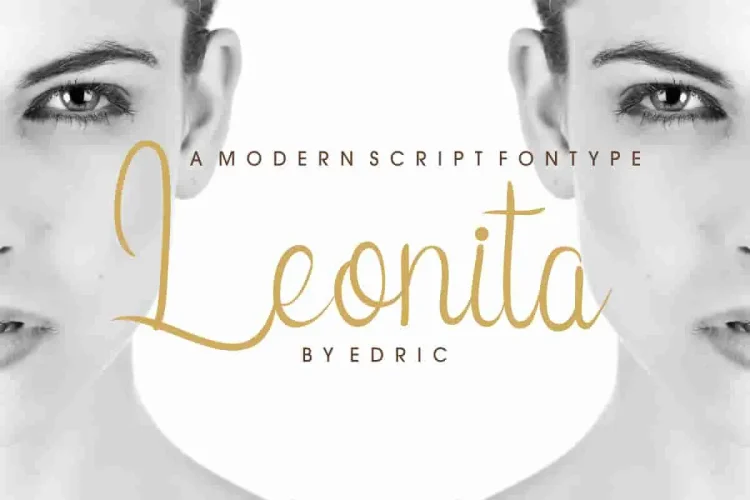 Leonita Calligraphy Font By Edric