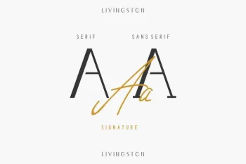 Livingston Script Handwriting Font Trio