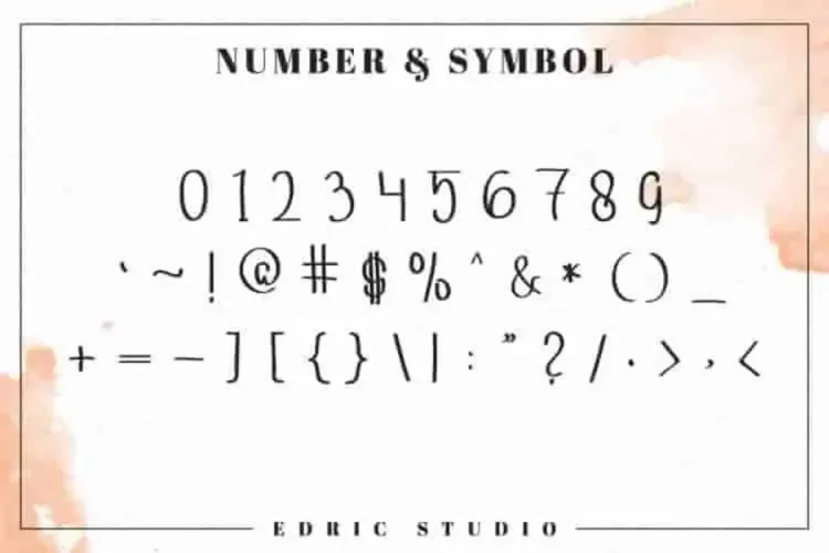 MeryQolby Script Lettering Font