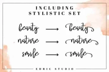 MeryQolby Script Lettering Font