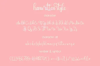 NairiAmber Fancy Handwritten Font Duo