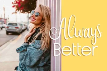 NairiAmber Fancy Handwritten Font Duo
