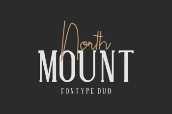 North Mount Trio Style Font
