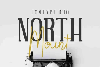 North Mount Trio Style Font